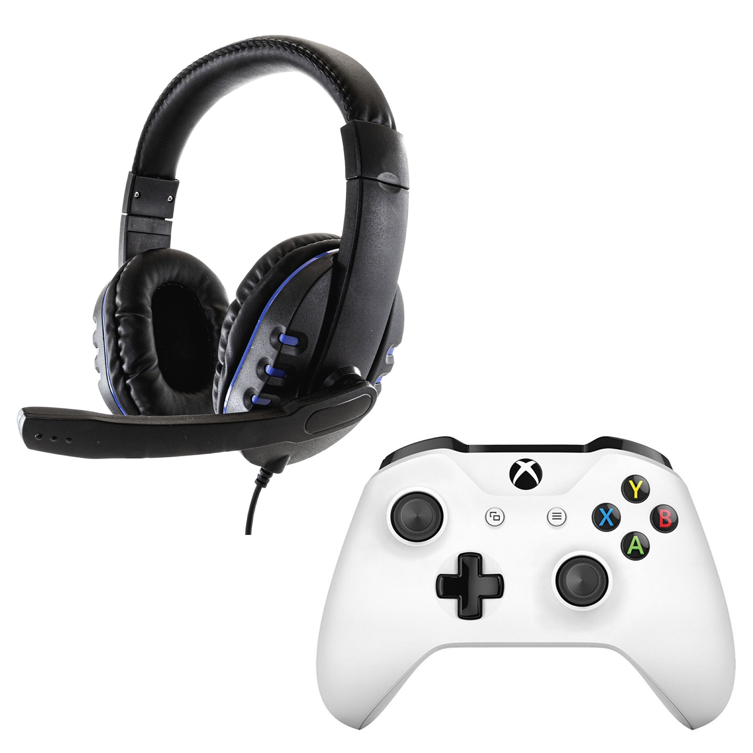 xbox headset and controller