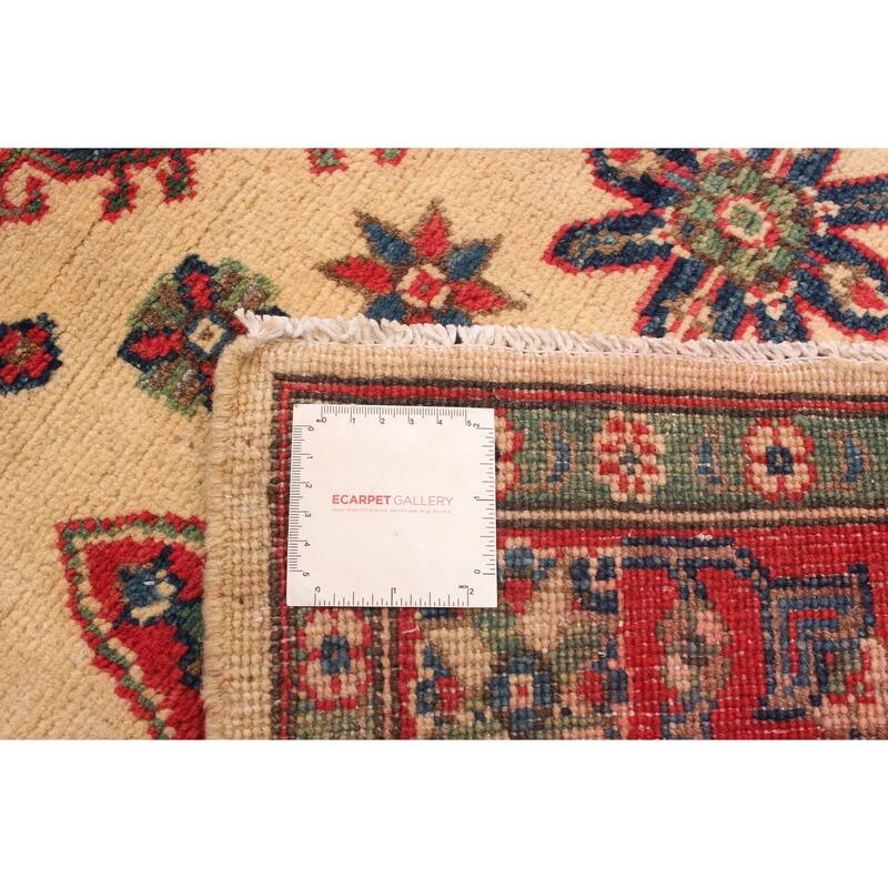 Hand-knotted Finest Gazni Cream, Copper Wool Rug - 3'10 x 6'0/3'10" x 6'0"