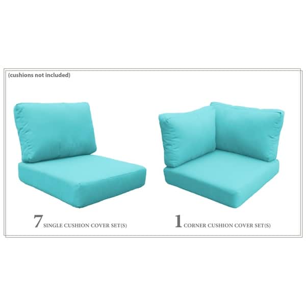 slide 1 of 15, kathy ireland Homes & Gardens River Brook Cover Set for RIVER-11c Aqua