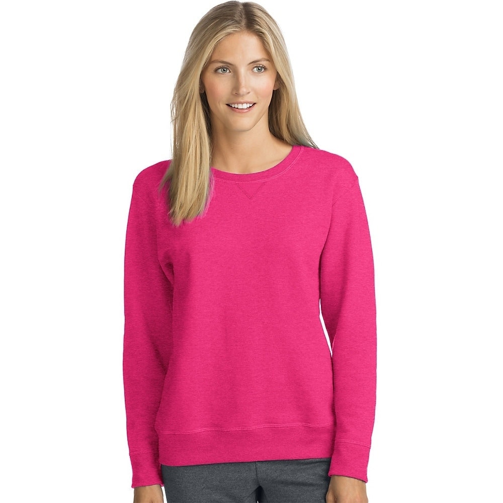 hanes crewneck sweatshirt womens