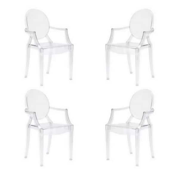 Ghost Arm Chair (set of 4) On Sale Bed Bath & Beyond 30025851