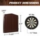 Barrington Dartboard Cabinet - Thumbnail 1