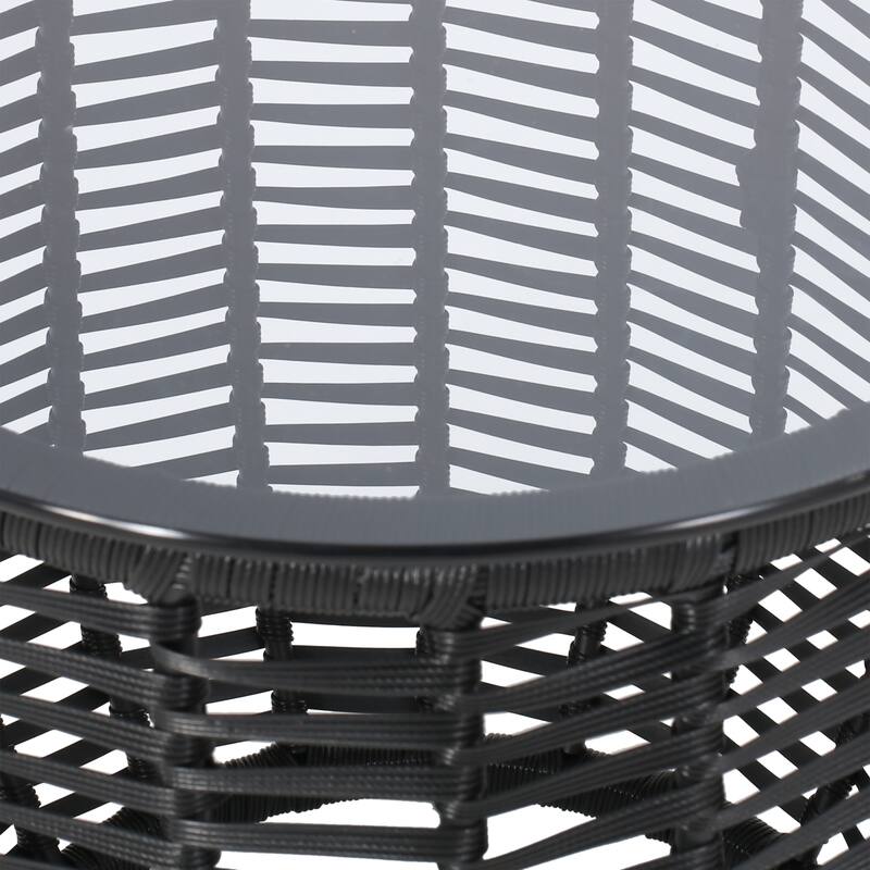 Boynton Outdoor Modern 2 Seater Chat Set by Christopher Knight Home