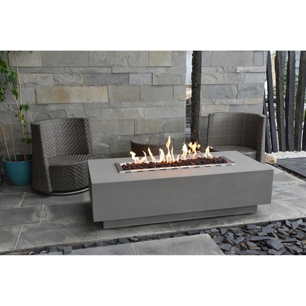 Elementi Granville Concrete Propane 45,000 BTU Auto-Ignition FireTable