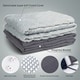 preview thumbnail 4 of 3, 48"x72" Cotton Weighted Blanket Twin/Full with Soft Crystal Cover