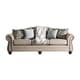 preview thumbnail 4 of 6, Furniture of America Audy Dark Taupe 2-piece Living Room Set