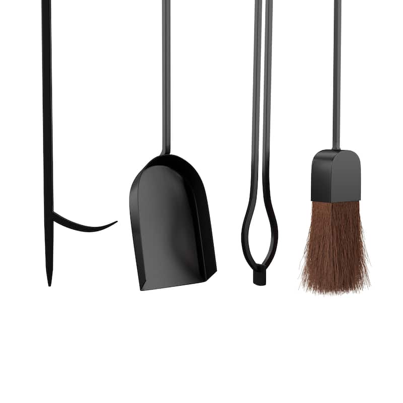 SEI Furniture Vasanta Modern Fireplace Tools (Set of 4) - 32
