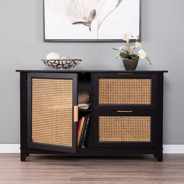 slide 1 of 11, Chekshire Accent Storage Cabinet Sideboard