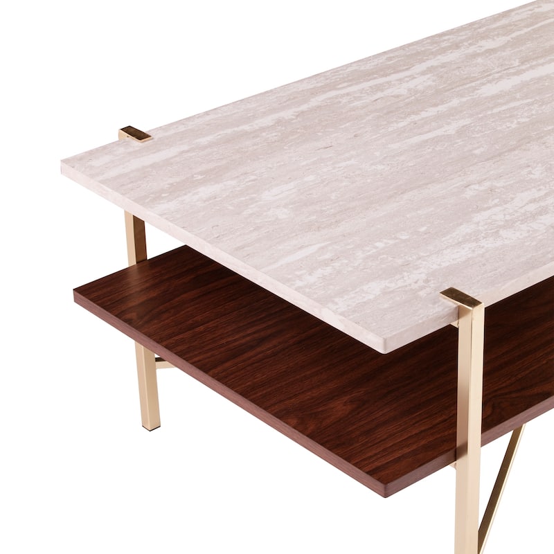SEI Furniture Aldea Rectangular Coffee Table w/ Storage