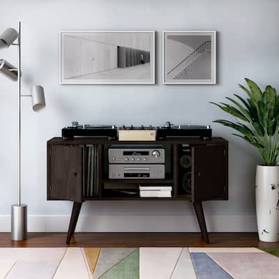 Carson Carrington Shorewood Modern Wood Entertainment Cabinet