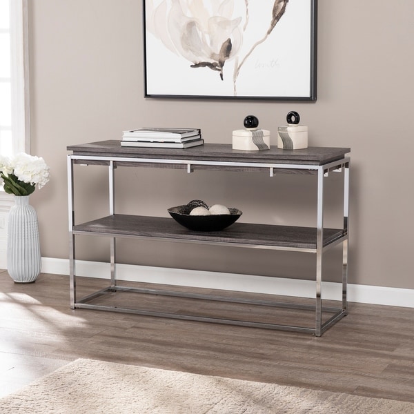 Shop Silver Orchid Ferney Contemporary Two-Tier Console Table - Overstock - 30034314