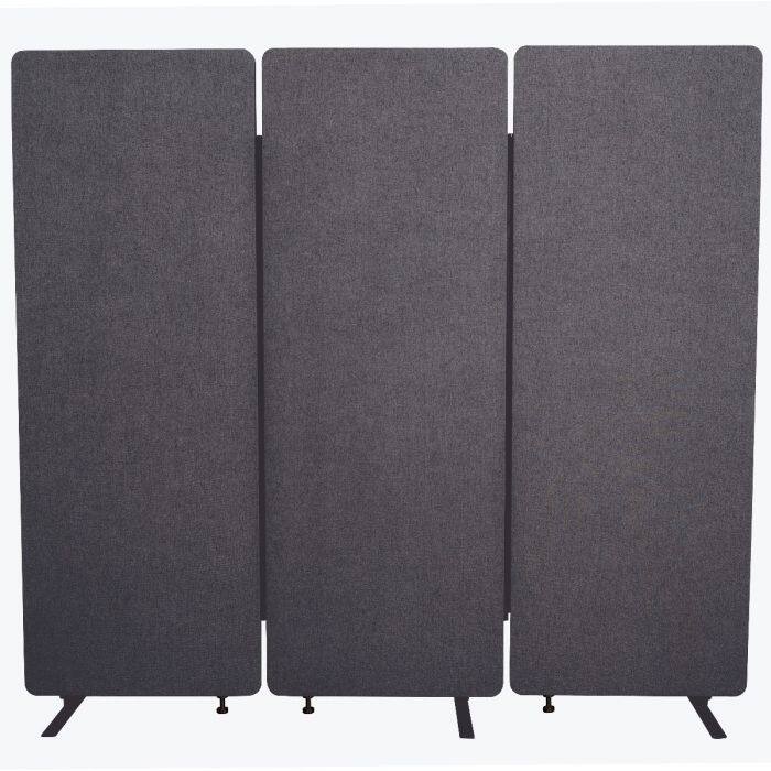 RECLAIM Acoustic Room Dividers - 3 Pack in Slate Gray-