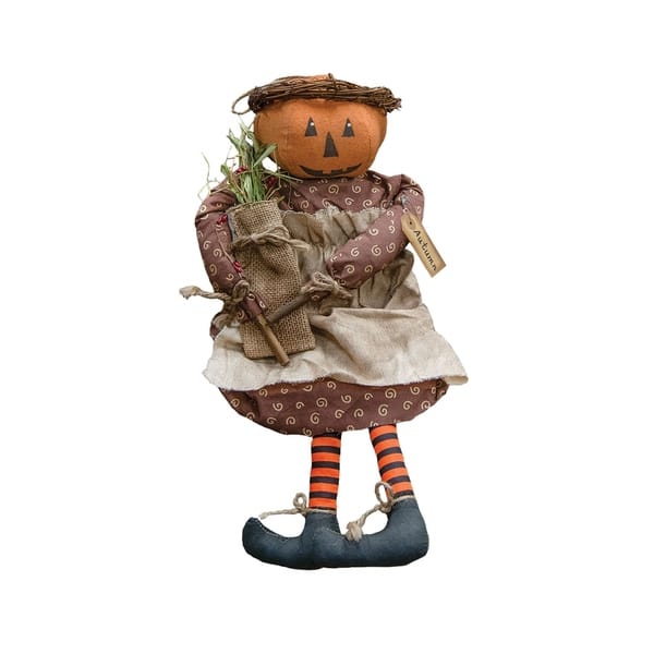 slide 1 of 1, Autumn Pumpkin Doll