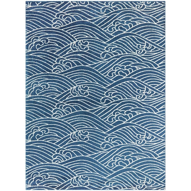 Caspian Coastal Nautical Area Rug
