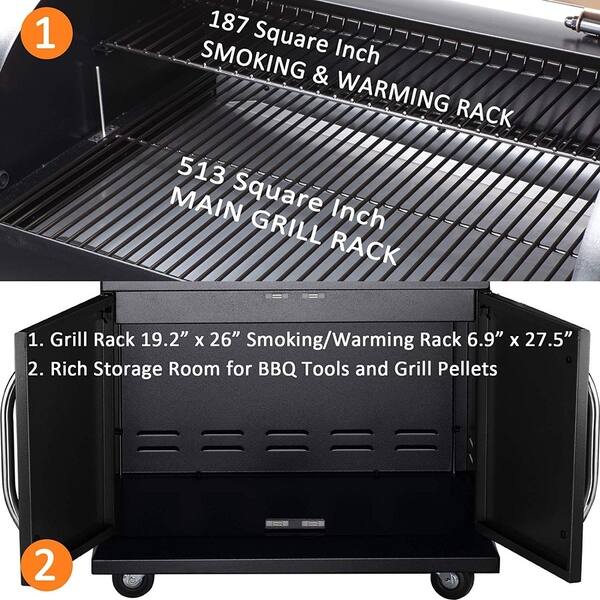 Shop Moda Z Grill 700e Outdoor Bbq Smokers With Storage Cabinet Overstock 30048840