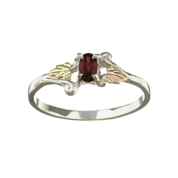 Shop Black Hills Gold and Silver August Birthstone Ring - On Sale ...