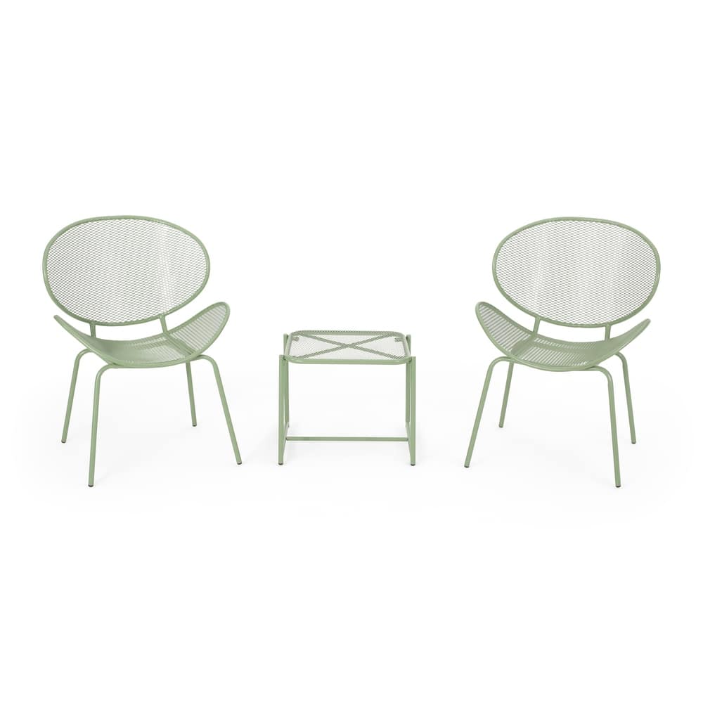 Elloree Outdoor Modern 2 Seater Chat Set by Christopher Knight Home