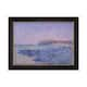 Shadows On The Sea At Pourville By Claude Monet Black Frame Oil 