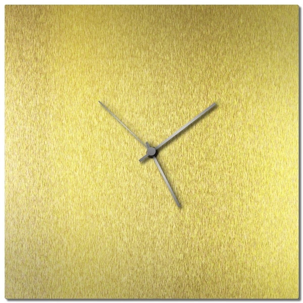 Adam Schwoeppe 'Goldsmith Square Clock Large' Midcentury Modern Style Wall Clock