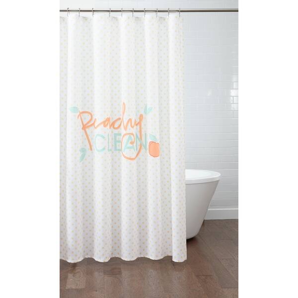Peachy Clean Fabric Shower Curtain Bed Bath & Beyond 30062827