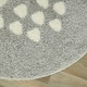 preview thumbnail 7 of 7, Taylor & Olive Owl Shag Round Accent Rug