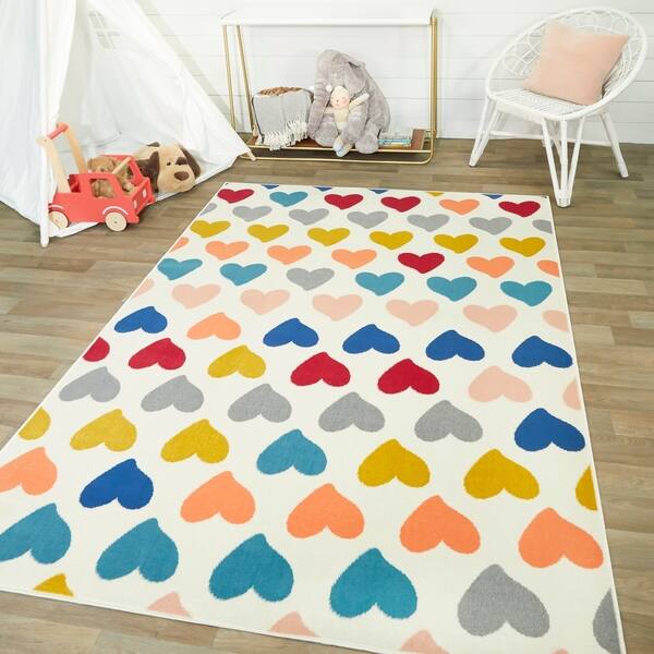 Heart Rug Kids Mod-Tod Cute Hearts Kids Rug - Bed Bath & Beyond - 30063894