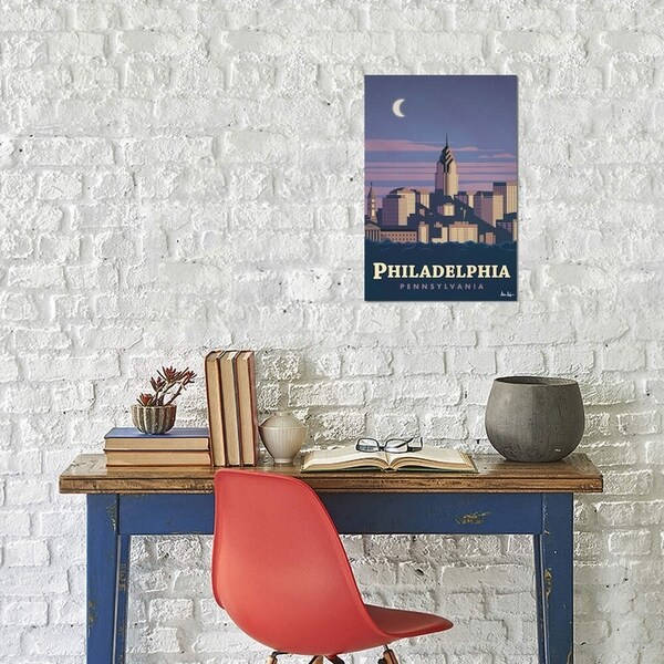 iCanvas "Philadelphia" by IdeaStorm Studios Gallery-Wrapped Canvas Print