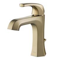 KRAUS Esta Single Handle 1-Hole Bathroom Faucet w/ Lift Rod Drain