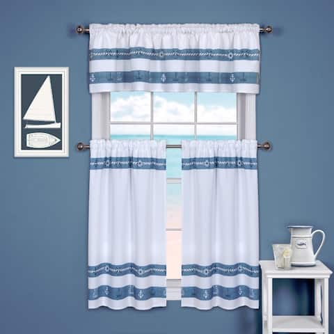 SHIPS and CHAMBRAY 36" x 30" Kitchen Tier (pair)