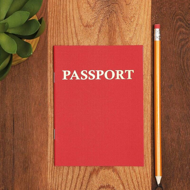 Juvale 24 Pack Blank Passport Notebook for Kids, 4.1 x 5.6 Inches
