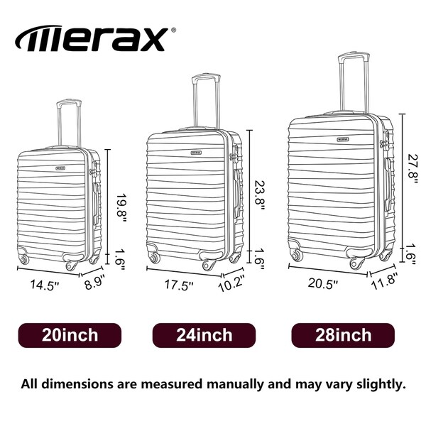 10 piece luggage sets