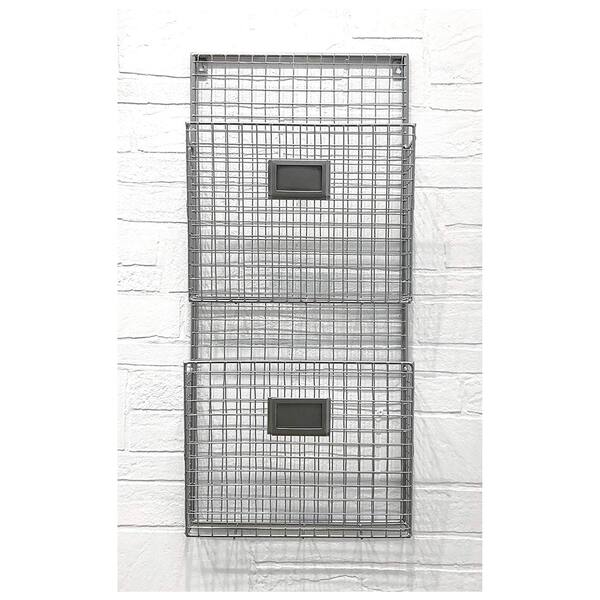 Shop Designstyles Metal Two Pocket Wall File Holder Free