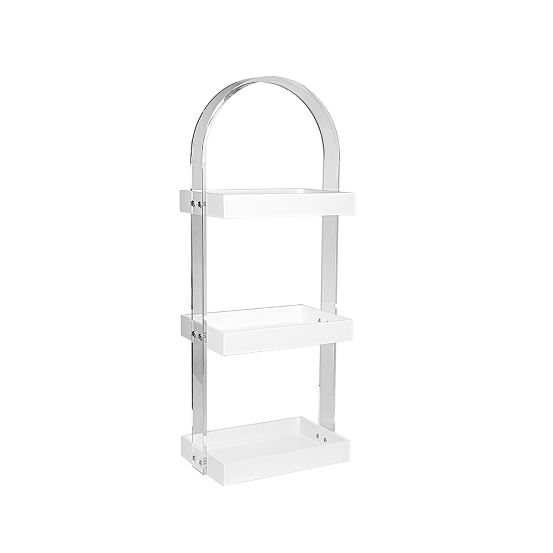 3-Shelf Storage Caddy - White