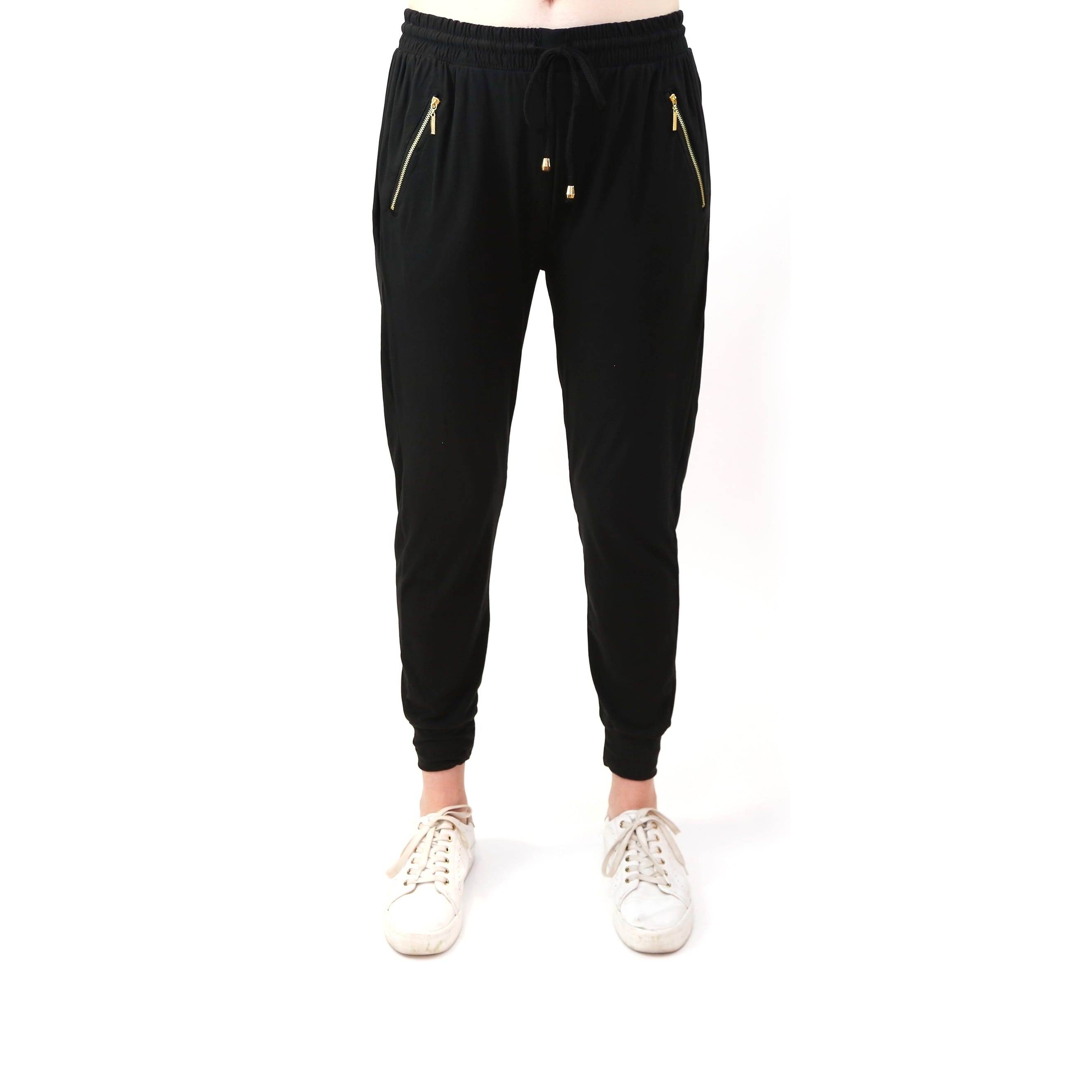 joggers with zippers womens