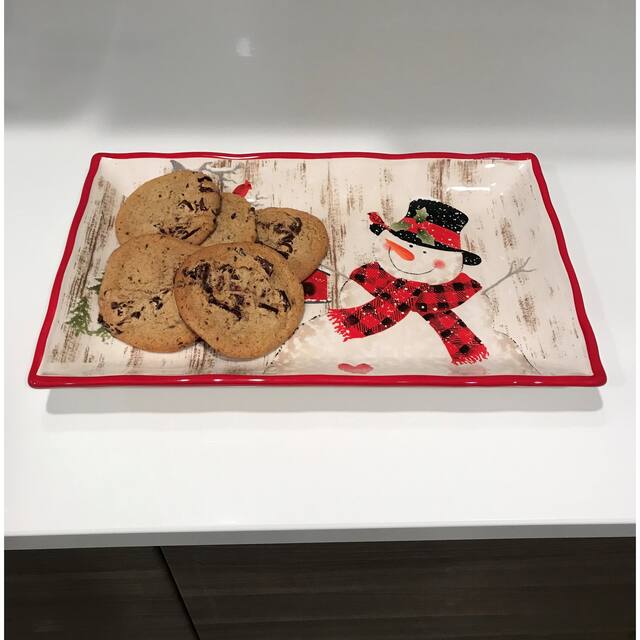 Frosty's Magical Rectangular Platter 15"