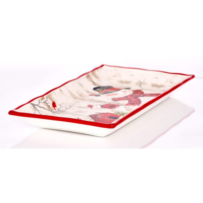 Frosty's Magical Rectangular Platter 15"