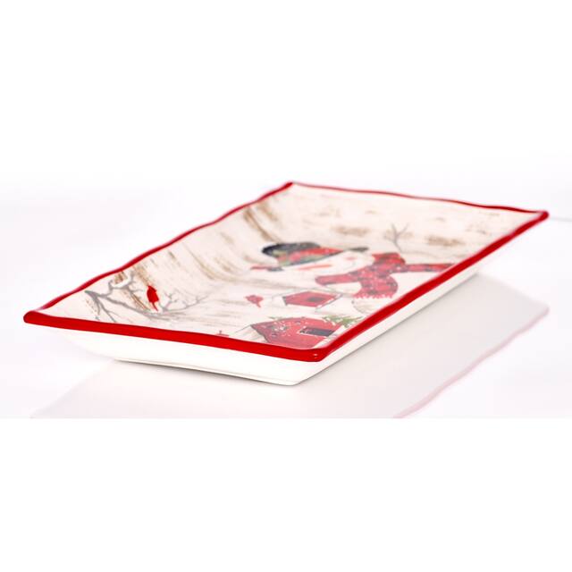 Frosty's Magical Rectangular Platter 15"