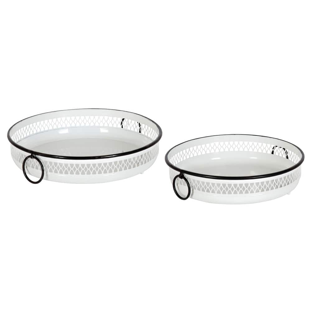 Kate and Laurel Madigan Decorative Tray Set - 2 Piece