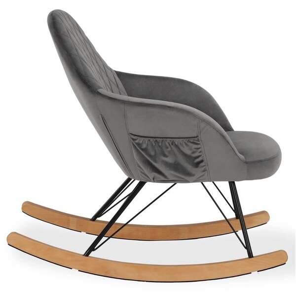 little seeds monarch hill dahlia upholstered nursery rocker