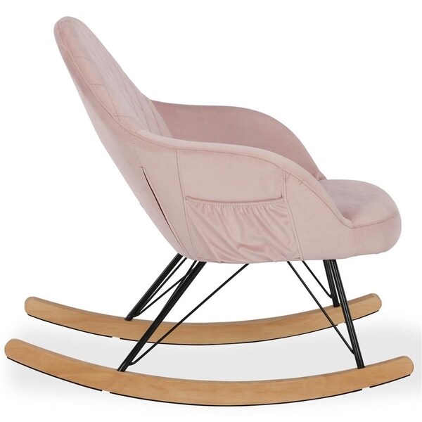 little seeds monarch hill dahlia upholstered nursery rocker