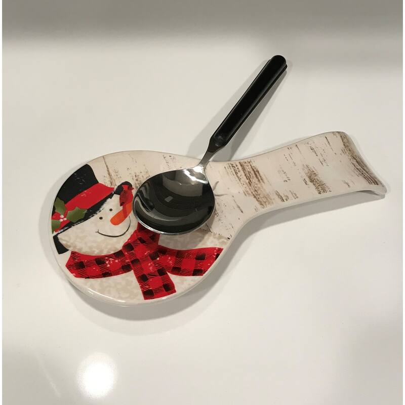Red Vanilla Frosty's Magical Spoon Rest 9.5"