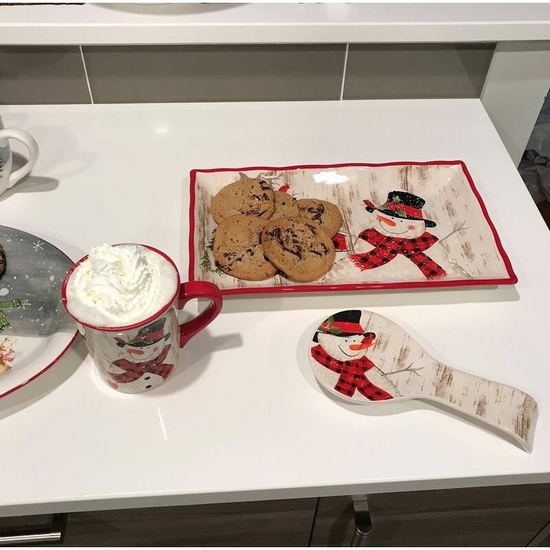 Red Vanilla Frosty's Magical Spoon Rest 9.5"