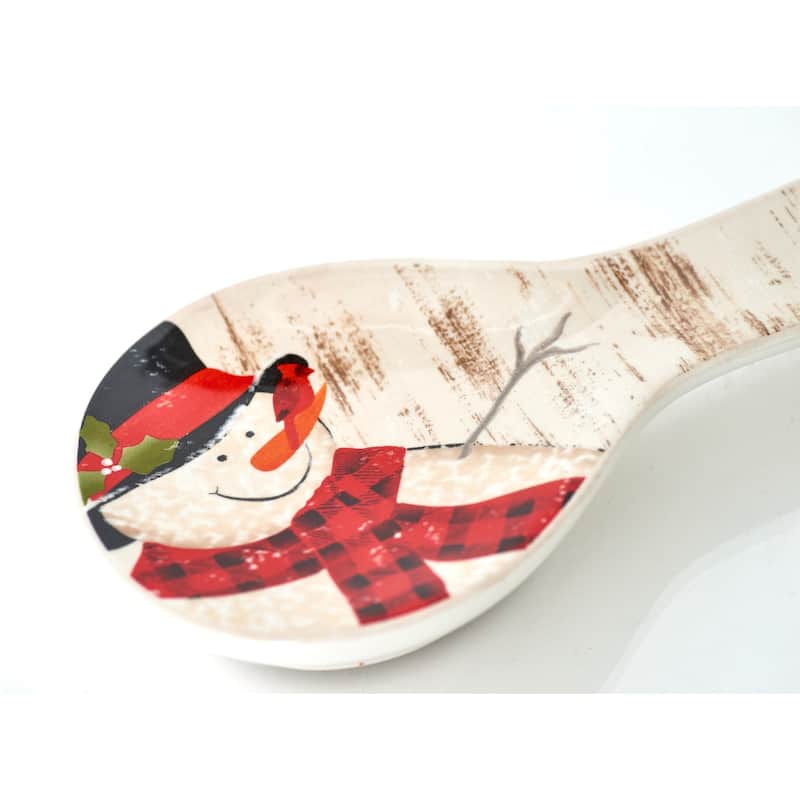 Red Vanilla Frosty's Magical Spoon Rest 9.5"