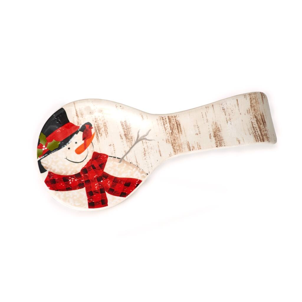 Red Vanilla Frosty's Magical Spoon Rest 9.5"