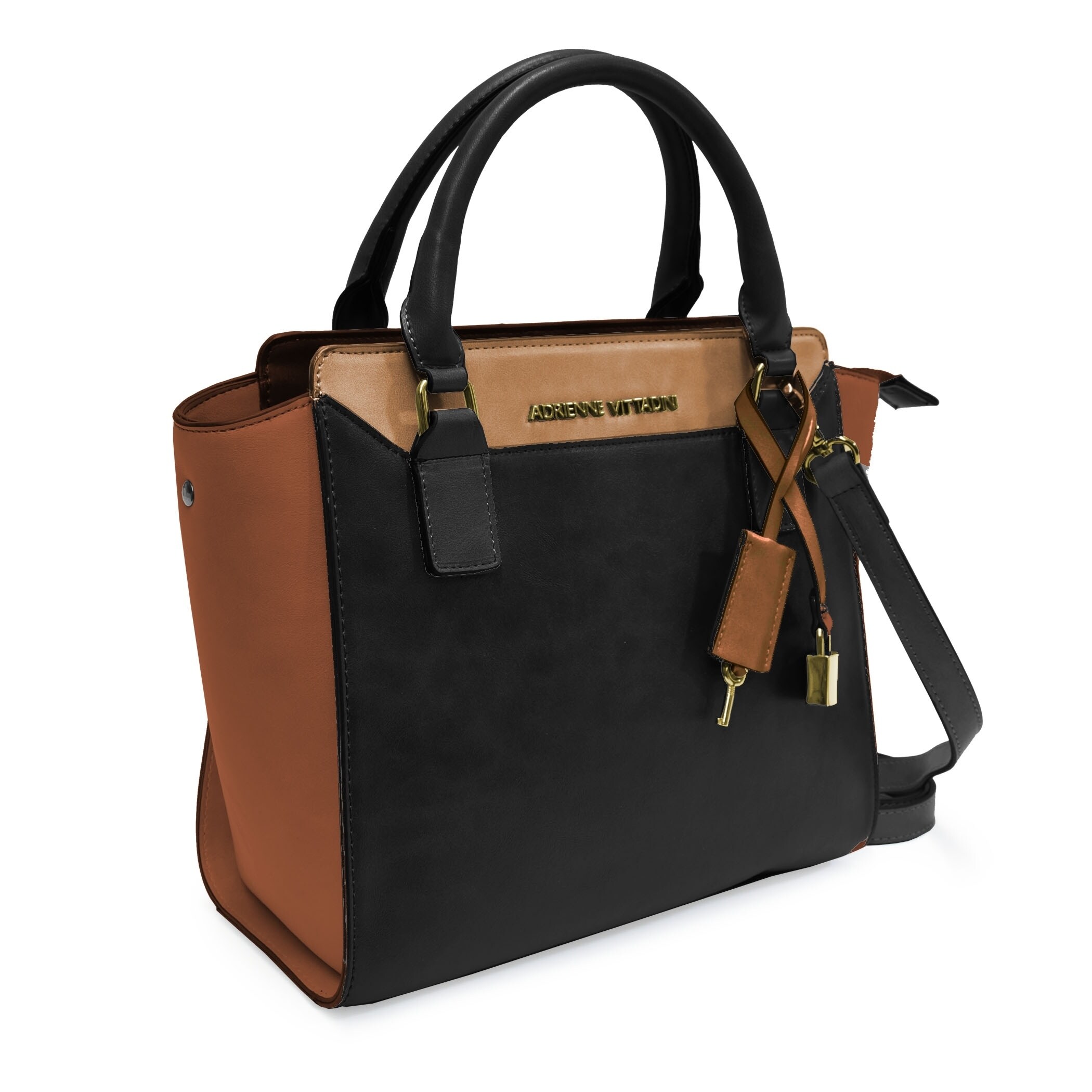 adrienne vittadini medium satchel