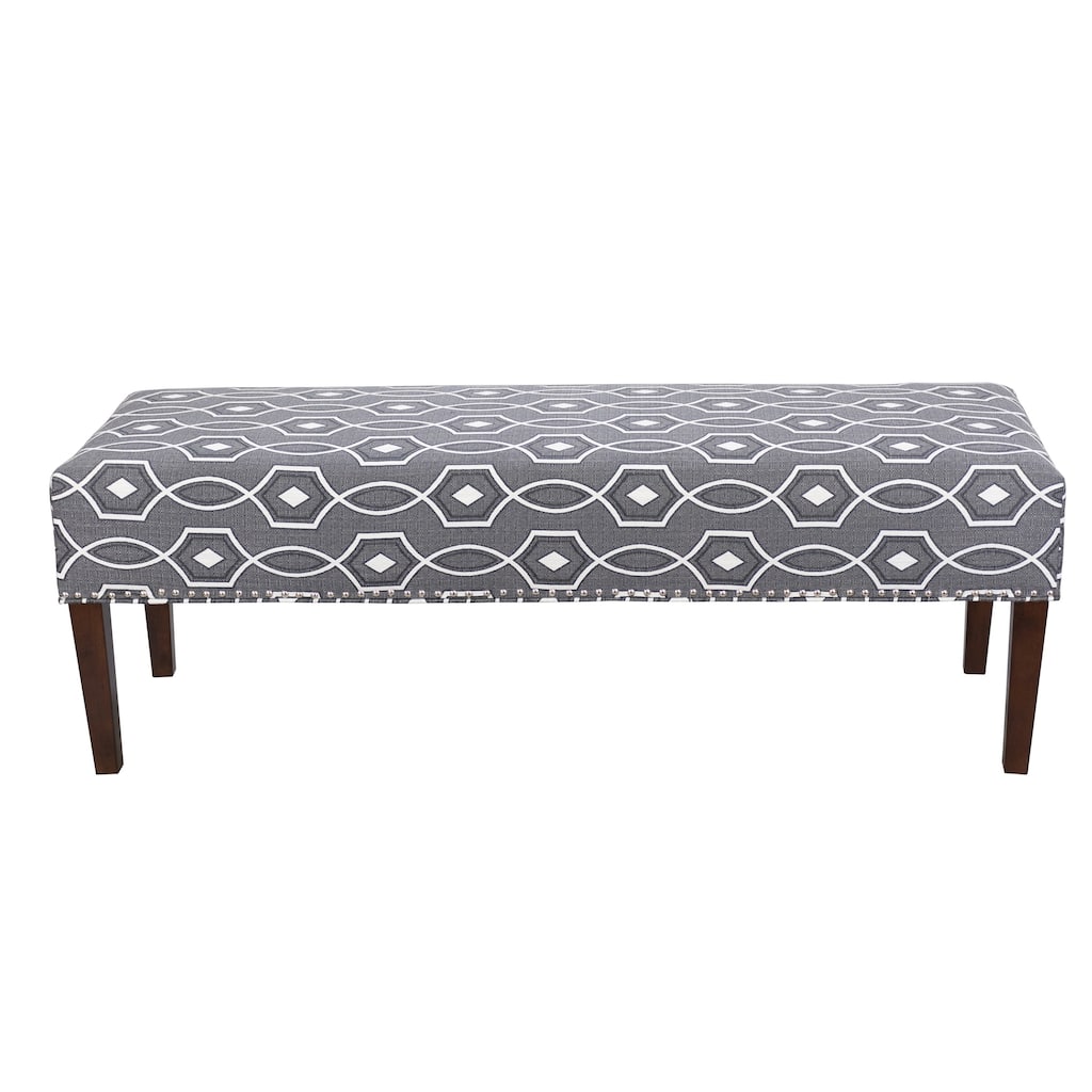 Carson Carrington Laggarudden Upholstered Living Room Nailhead Bench