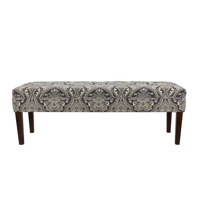 Copper Grove Chavuma Upholstered Button-tufted Bench - Charcoal