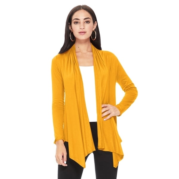 yellow sweater jacket