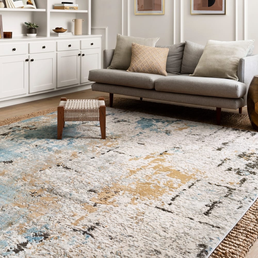 Alexander Home Keara Abstract Contemporary Rug