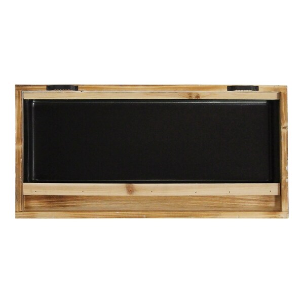 metal and wood coat rack
